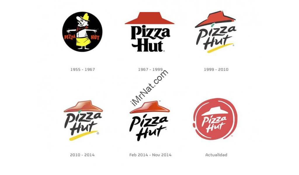Pizza Hut Logo Timeline