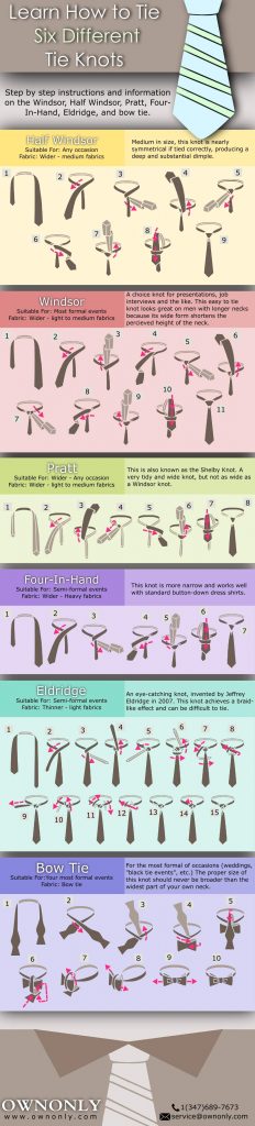 How to tie a tie