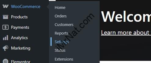 wordpress woocommerce settings